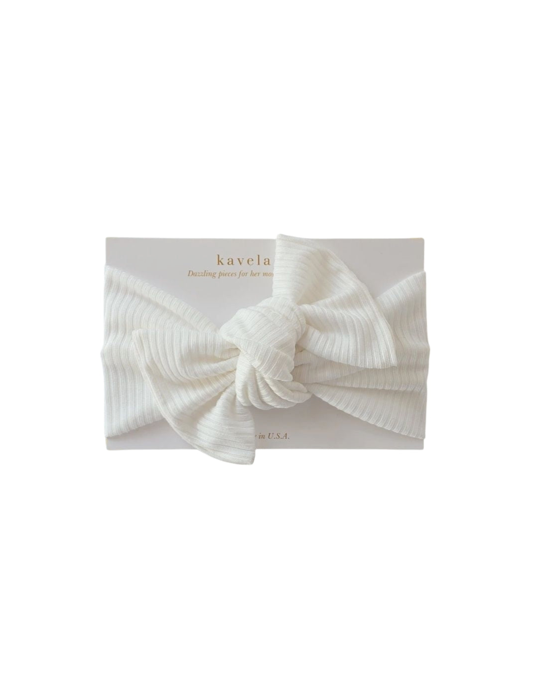 White | Classic Headband