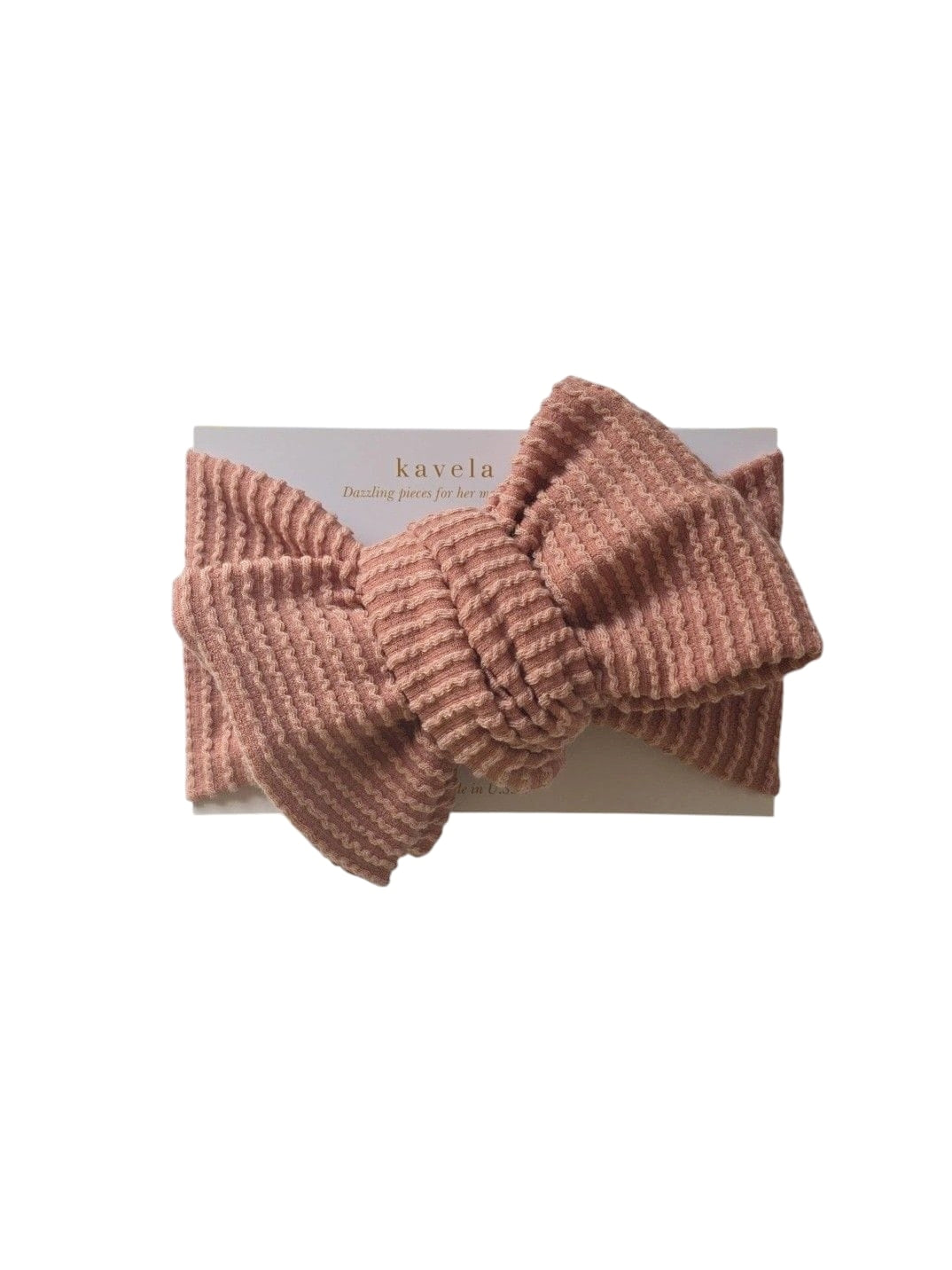 Mauve Wavy | Oversized Headband