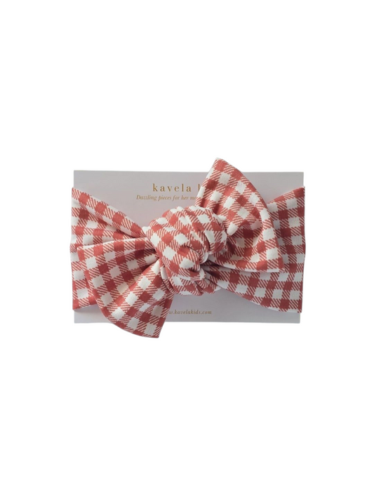 Autumn gingham | Classic Headband