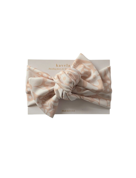 Swim Headband| Natural Floral