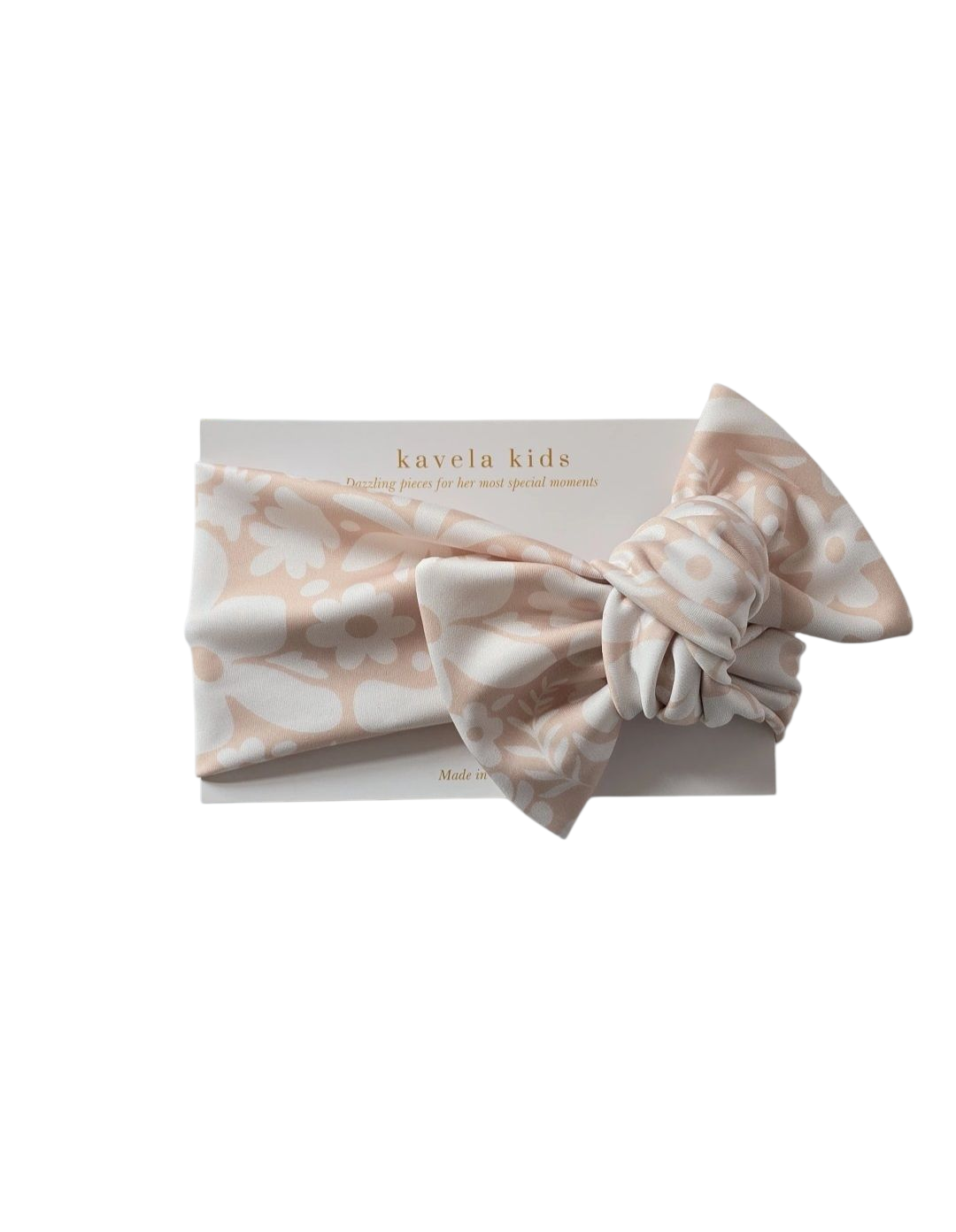 Swim Headband| Natural Floral