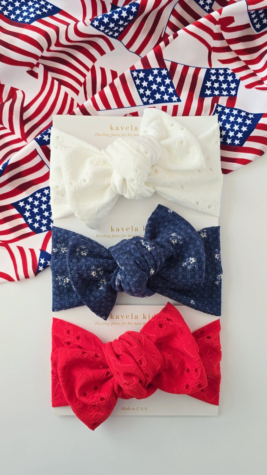 Dark Blue waffle print | Classic Headband