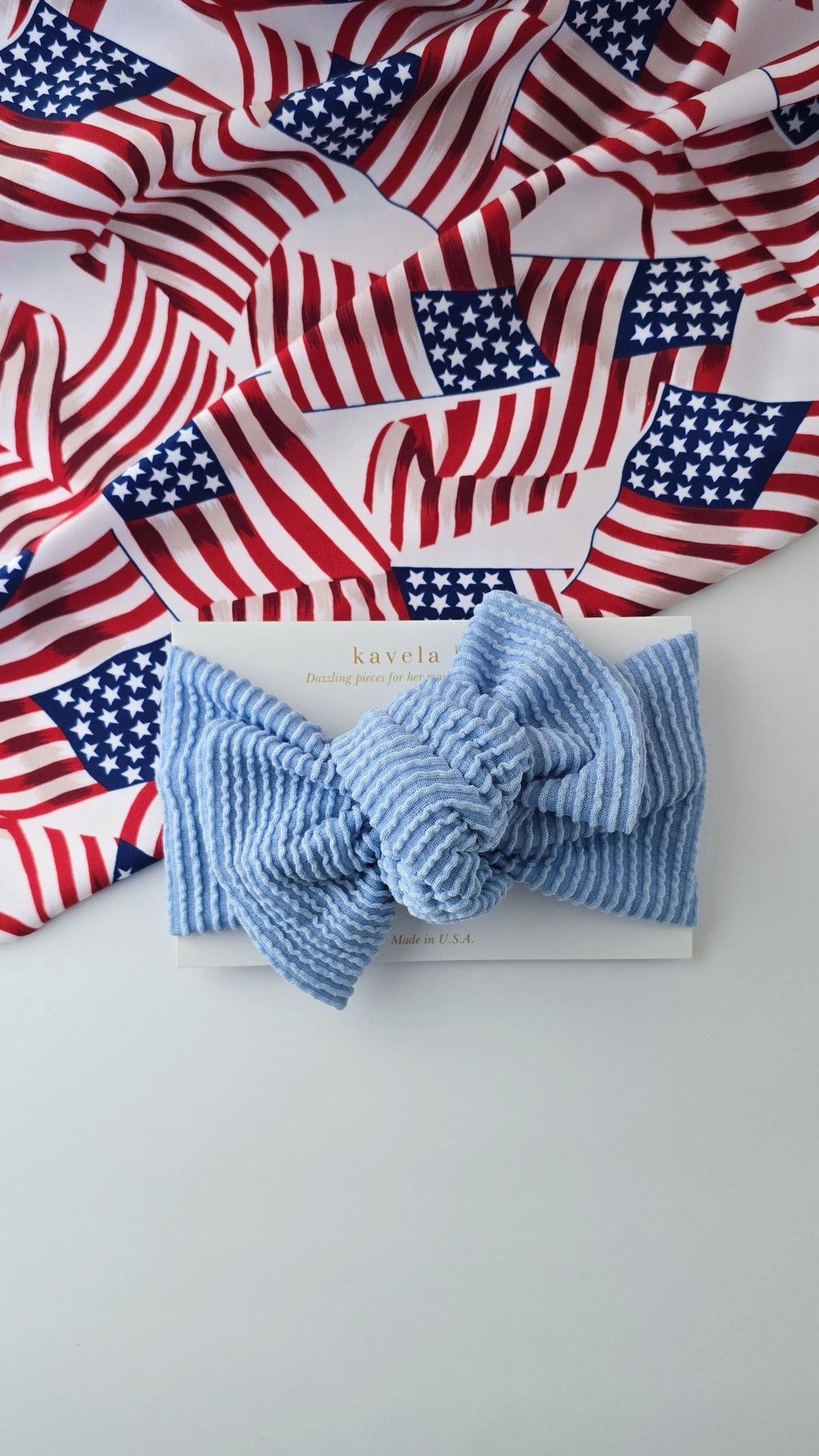 Medium blue Wavy | Classic Headband