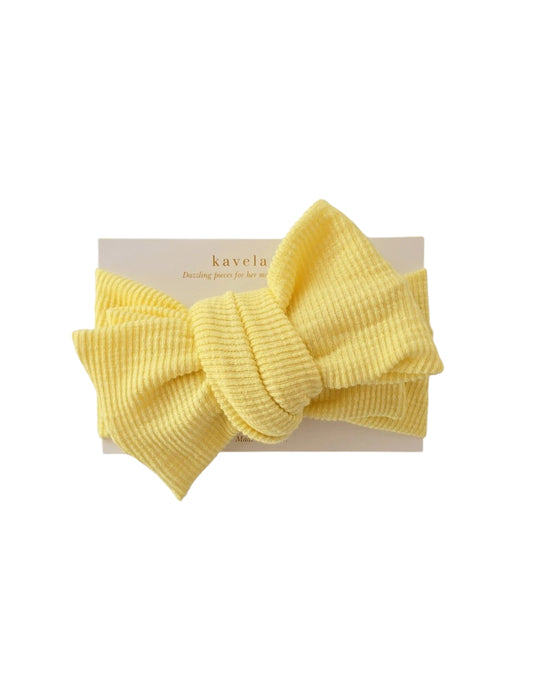 Pastel yellow | Oversized Headband