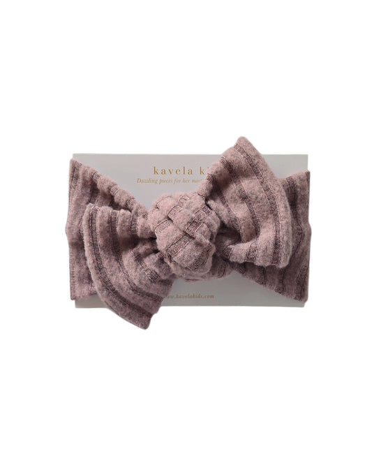 Dusty Rose |  muted mauve textured rib