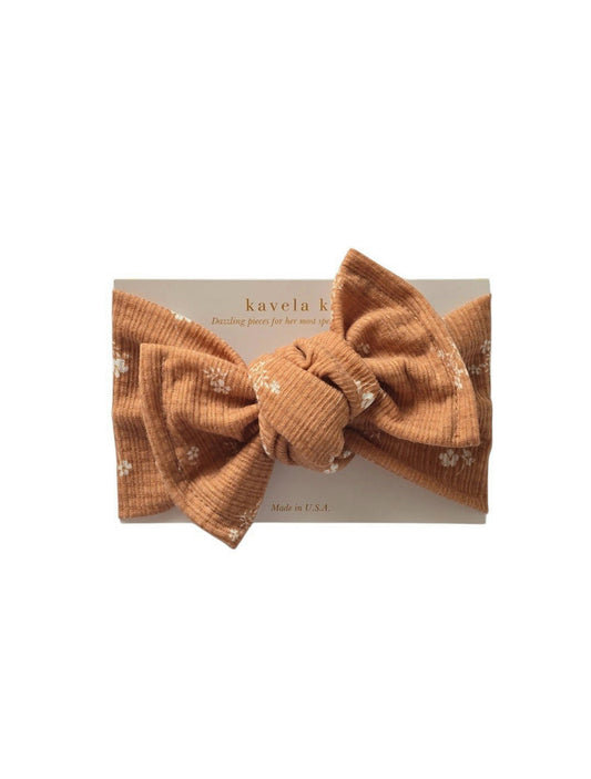 Autumn Floral Ribbed Headband